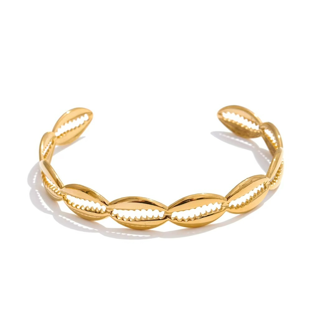 Ocean Series Sea Shell Cuff Bangle